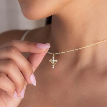 Crown Cross necklace