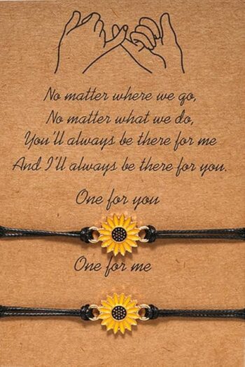 Sunflower Bracelet Set