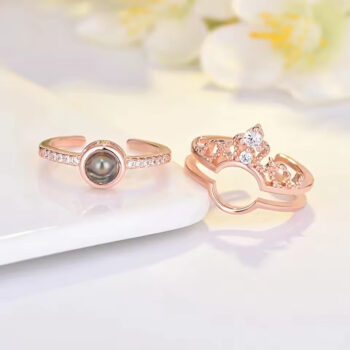 I love you in 100 languages adjustable ring